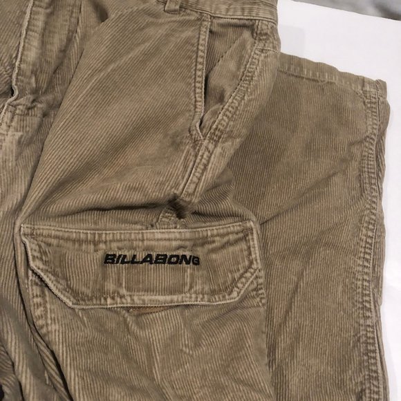 Billabong 34 x 30 Tan Corduroy Mens Pants - Picture 3 of 3